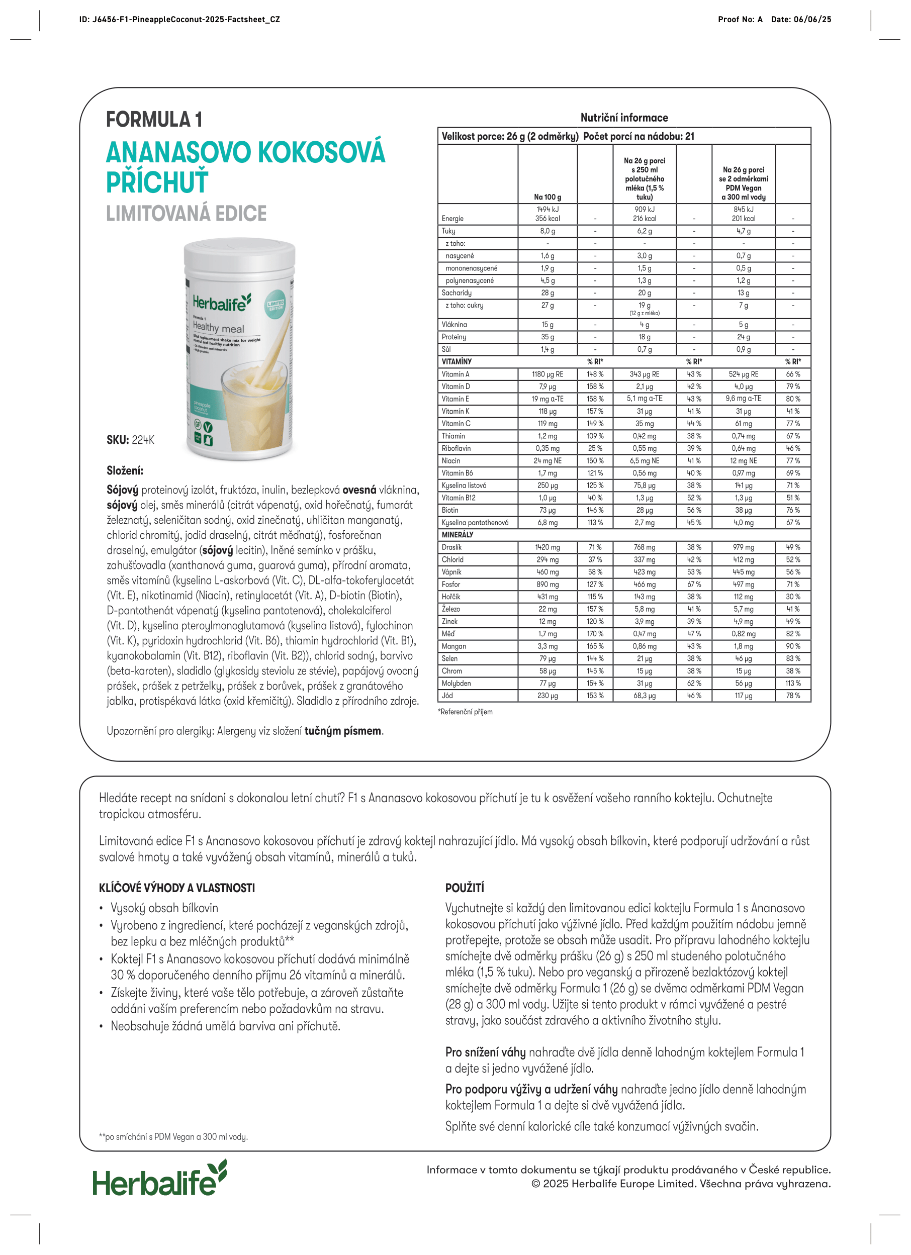 Herbalife-Formula-1-Ananas-a-Kokos-550g-Limitovan-edice-224K-vyzivove-hodnoty
